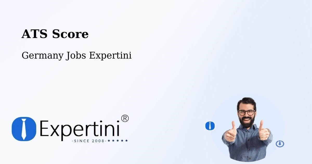 Resume ATS Score & Job Description Match Tool – Harzgerode - Germany Jobs Expertini